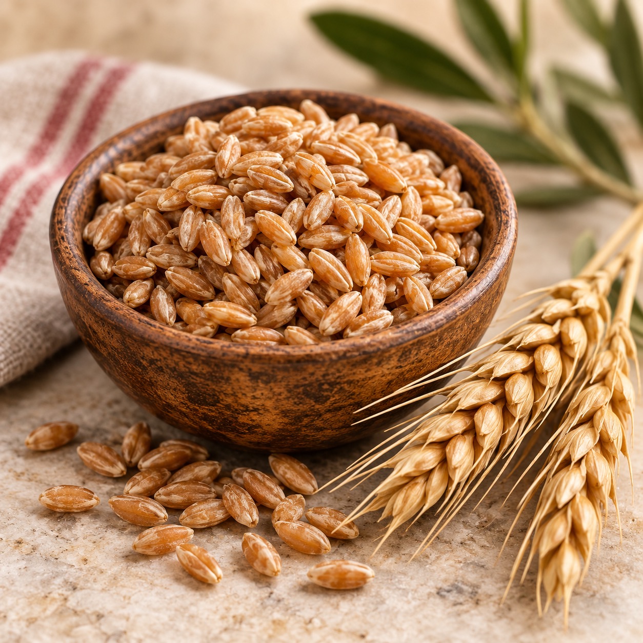 Italian Farro ancient wheat ingredient icon