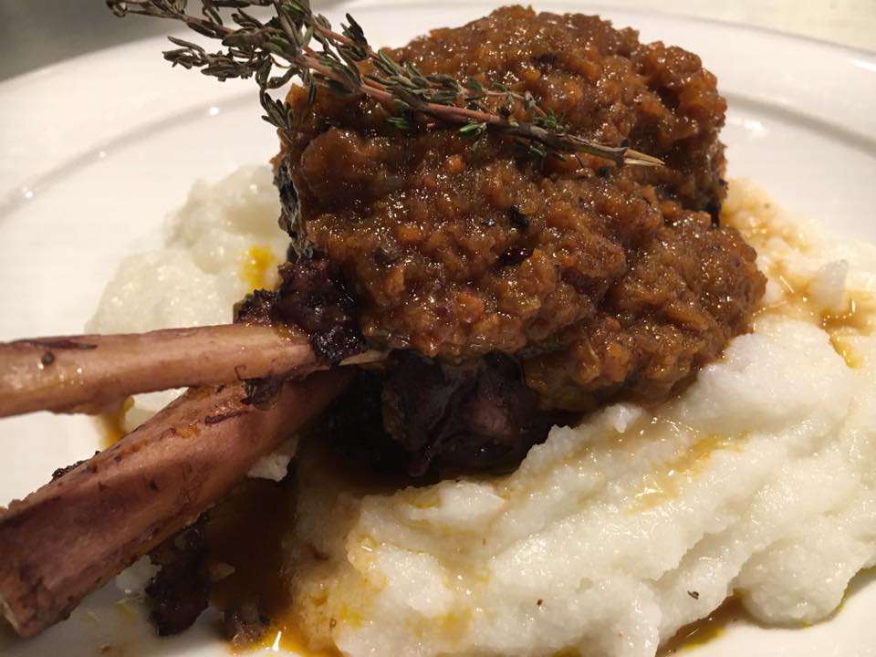 Tuscan wild boar shank (stinco di cinghiale)