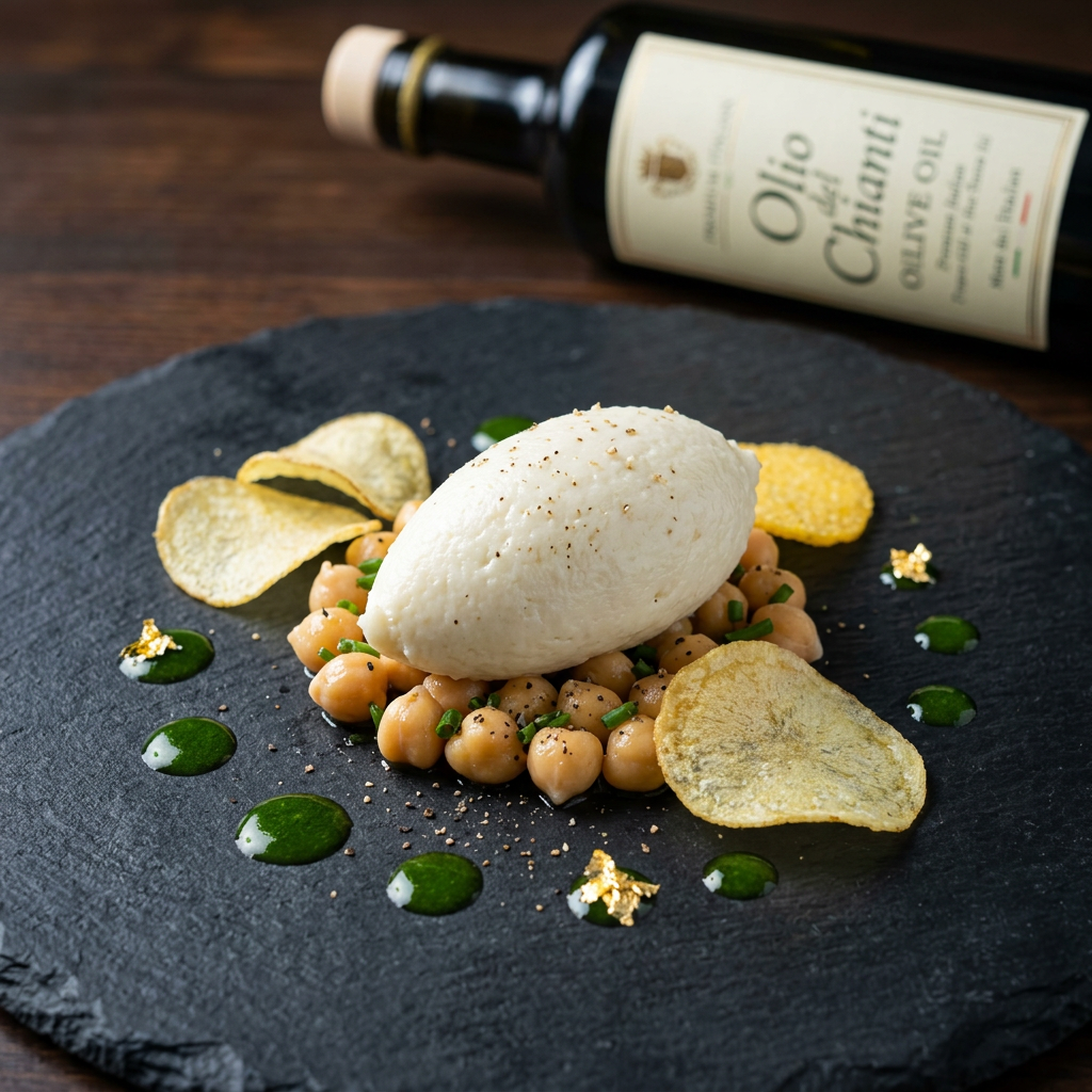 Baccalà with chickpeas