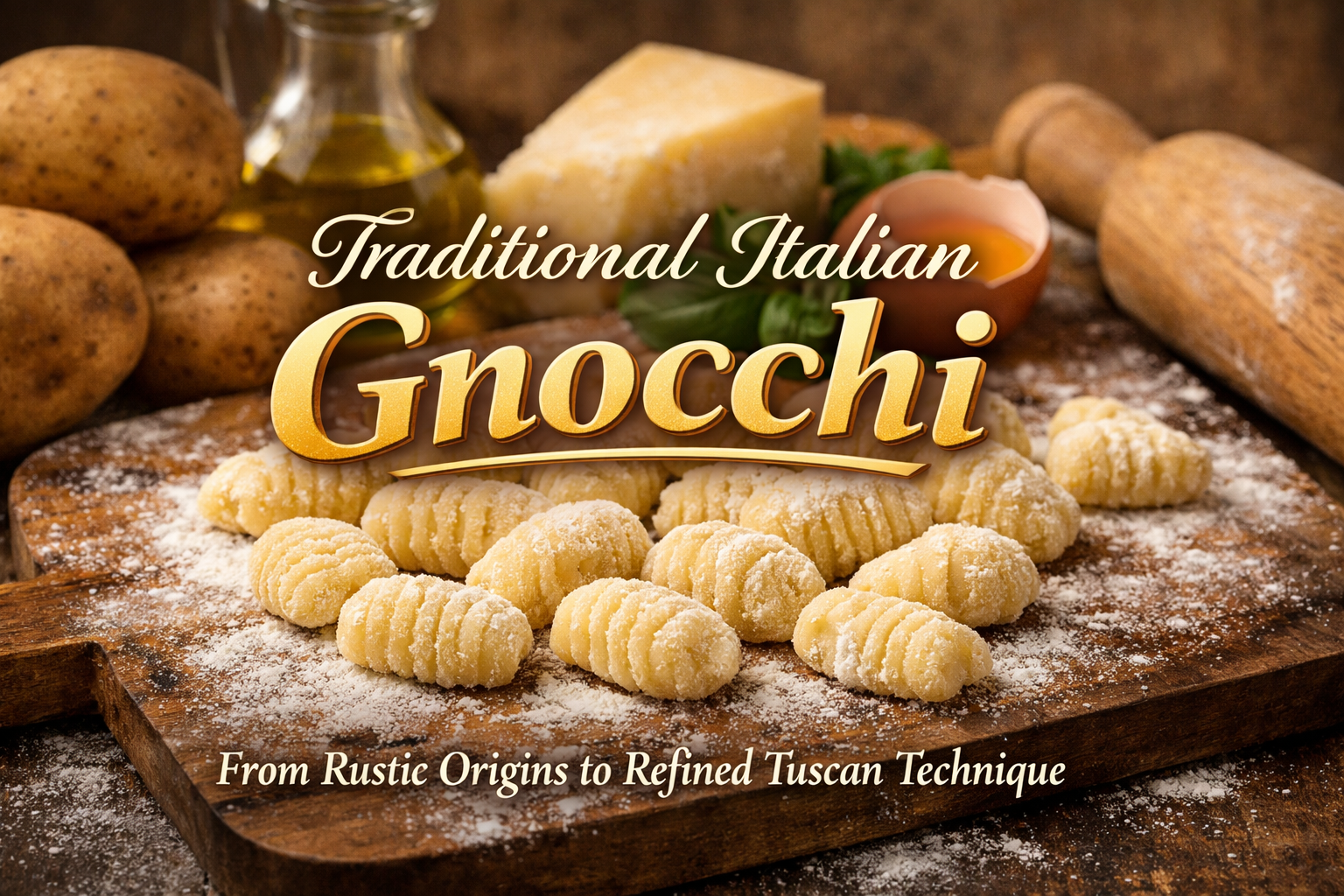 Authentic Potato Gnocchi Tuscany Cuisine