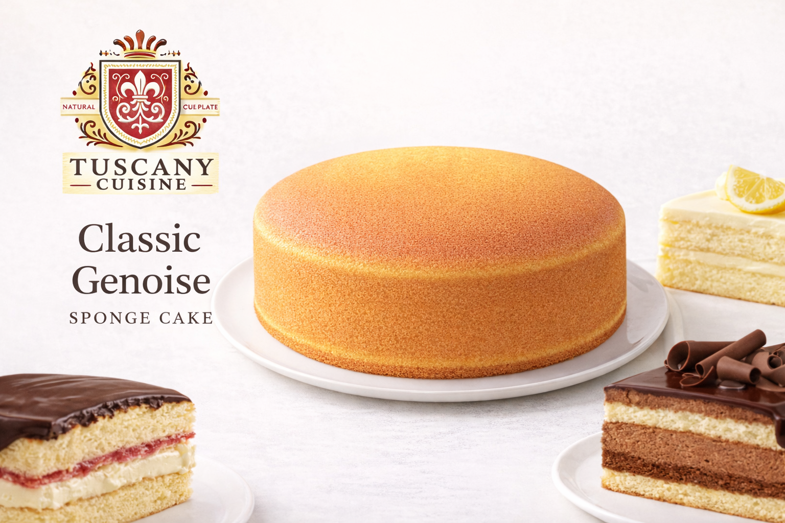 Classic Genoise Sponge Cake hero image