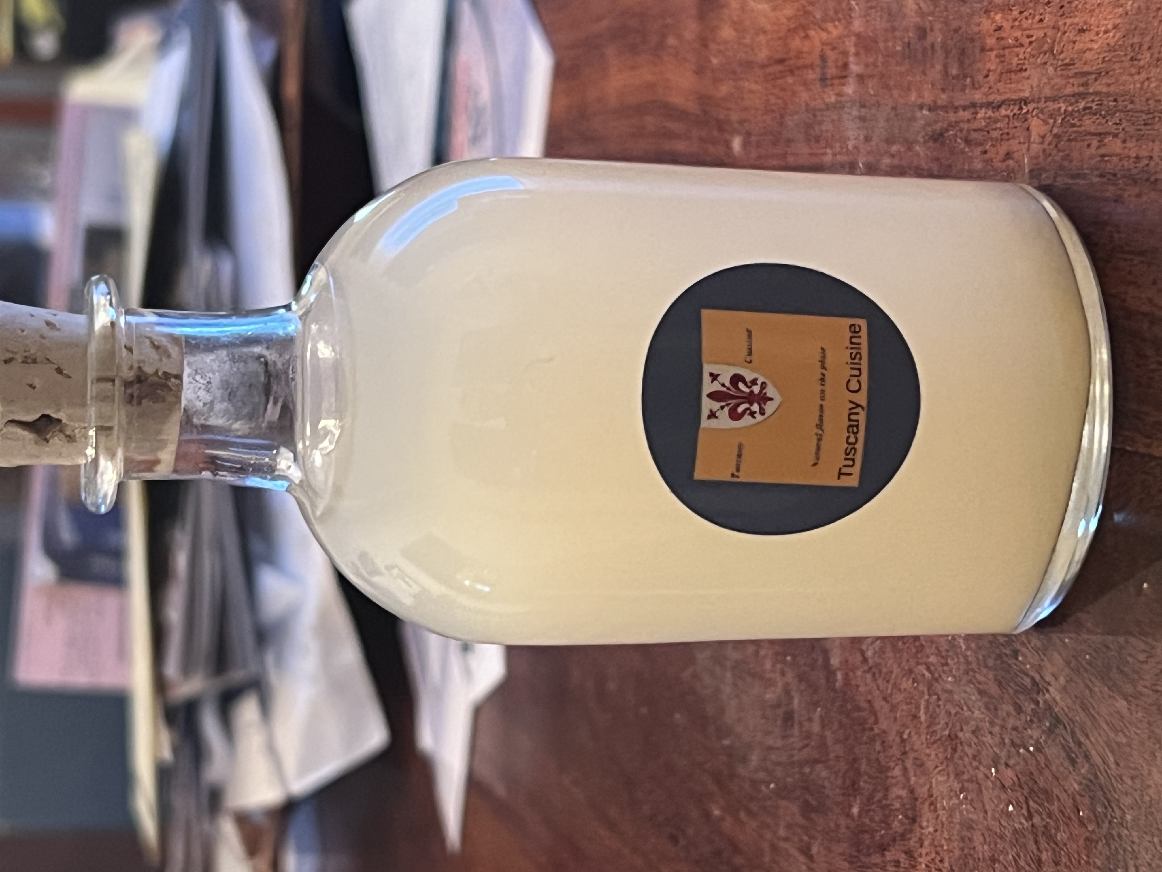 Bottle of Organic Delicious Apple Vinegar